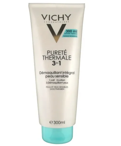 Vichy Pureté Thermale 3 En 1 Démaquillant Intégral Peau Sensible 300ml