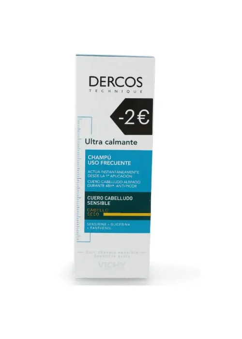 Vichy Dercos Ultra Soothing Shampoo for Dry Hair 200ml
