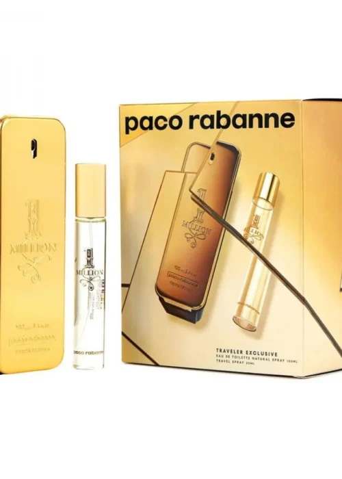 Paco Rabanne One Million Edt Sp 100ml Ts 20ml Travel Set