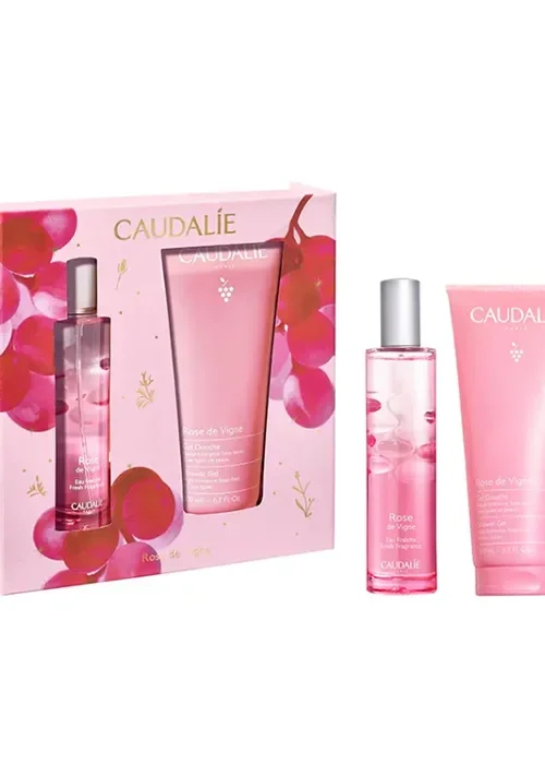 Caudalie Rose De Vigne Eau Fraiche Spray 50ml Set 2 Pieces