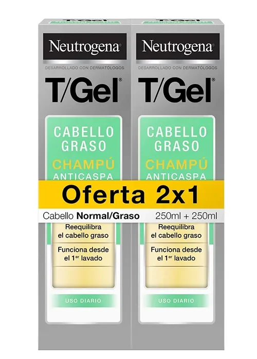 Neutrogena T-Gel Anti-Dandruff Shampoo Normal Greasy Hair 250ml 250ml