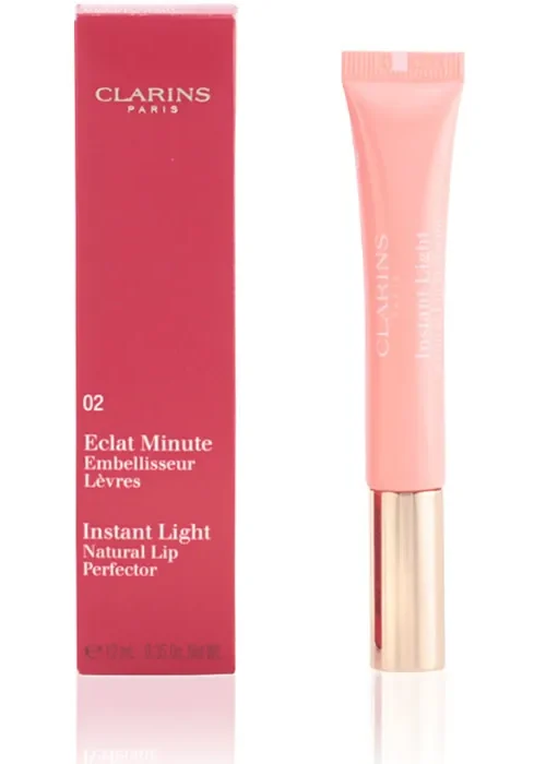 Clarins Instant Light Natural Lip Perfector 02 Apricot Shimmer