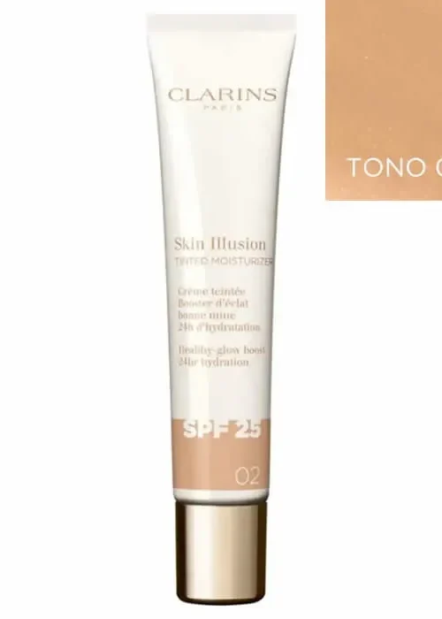 Clarins Skin Illusion Tinted Moisturizer Spf25 02 40ml