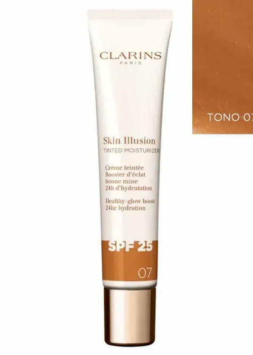 Clarins Skin Illusion Tinted Moisturizer Spf25 07 40ml