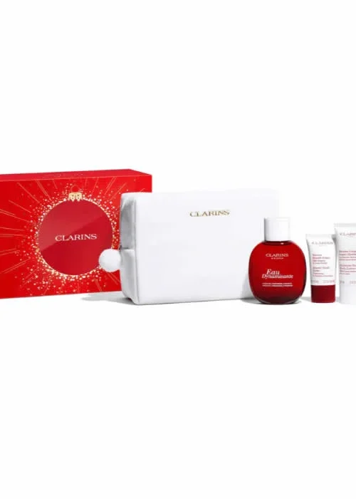 Clarins Eau De Soin Eau Dynamisante 100ml Set 4 Pieces