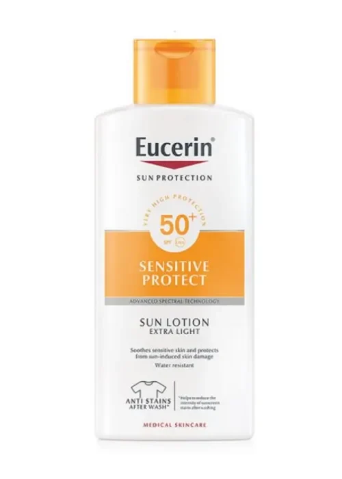 Eucerin Sensitive Protect Sun Lotion Extra Light Spf50+ 400ml