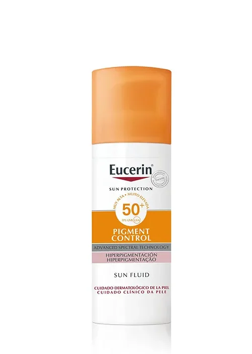 Eucerin Sun Protection Fluid Pigment Control Spf50 Hyperpigmentation Skins 50ml