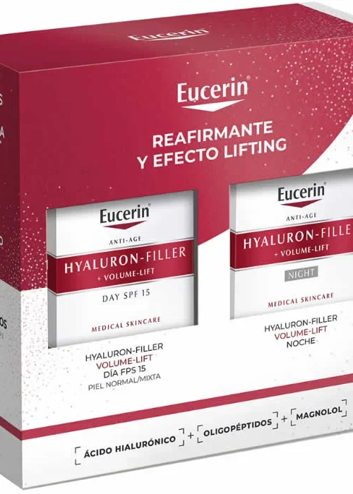 Eucerin Hyaluron Filler Volume Lift Day Cream Spf15 50ml Set 2 Pieces