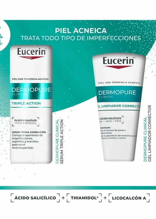 Eucerin Dermopure Triple Action Serum 40ml Set 2 Pieces
