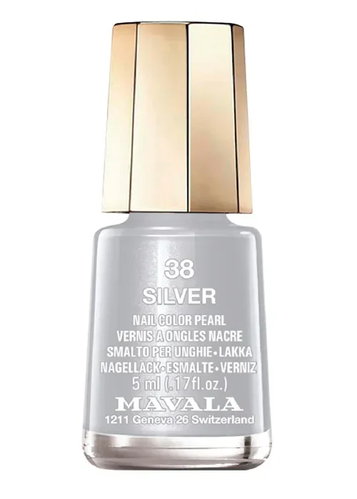 Mavala Nail Polish 38 Silver 5ml