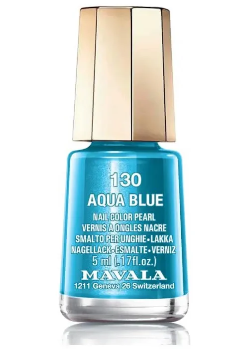 Mavala Nail Polish 130 Aqua Blue 5ml