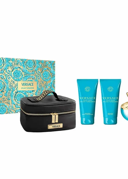 Versace Dylan Torquoise Eau De Toilette Spray 100ml Set 4 Pieces