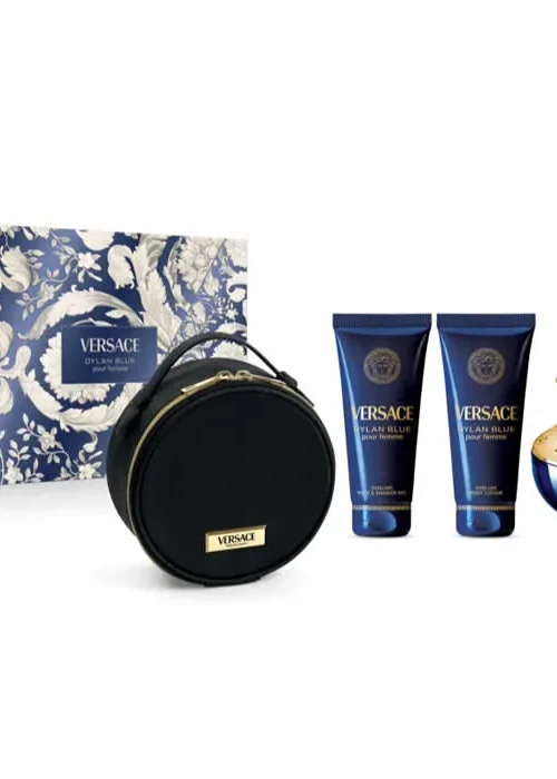 Versace Dylan Blue Pour Femme Eay De Parfum Spray 100ml Set 3 Pieces