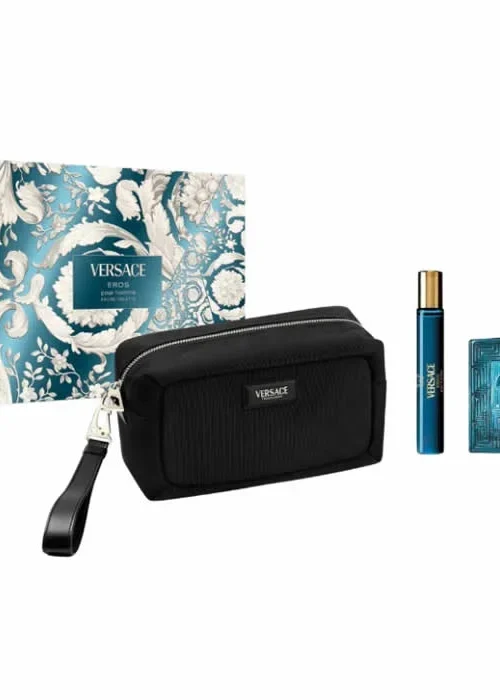 Versace Eros Pour Homme Eau De Toilette Spray 100ml Set 3 Pieces