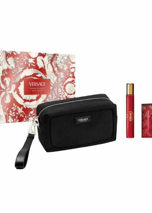 Versace Eros Flame Eau de Parfum Spray 100ml Set 3 Pieces
