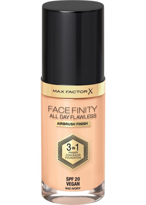 Max Factor Facefinity 3in1 Primer, Concealer y Foundation 44-Warm Ivory 30ml