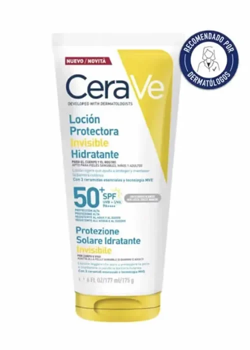 CeraVe Invisible Hydrating Protective Lotion Spf50+ 177ml