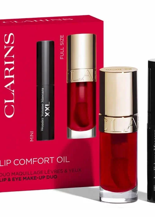 Clarins Lip Comfort Oil Set 2 Pieces