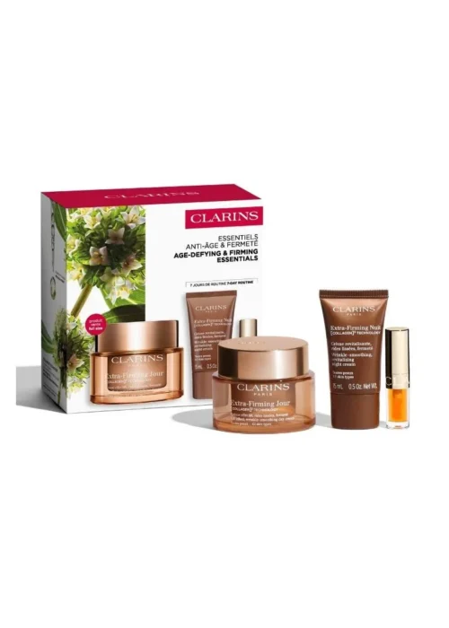 Clarins Crema Todo Tipo De Pieles Extra Firming Estuche 3 Piezas