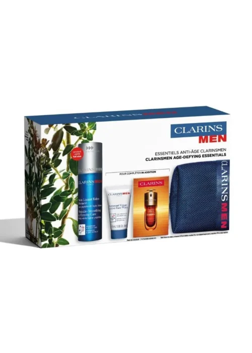 Clarins Men Gel Crema Antiedad y Firmeza Estuche 4 Piezas