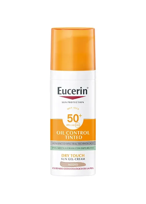 Eucerin Gel Cream Oil Control Colour Medium Spf50+ 50ml