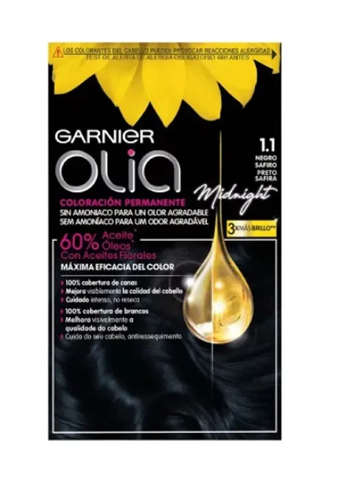 Garnier Olia Permanent Coloring 1.10 Black Sapphire