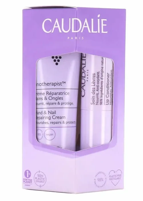 Caudalie Vinotherapist Hand and Nail Repair Cream 30 ml + Lip Care 4.5 g